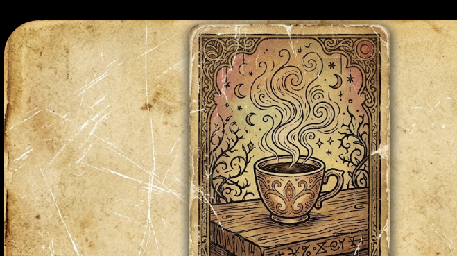 Tarot card style coffee generated with Nano Banana 2